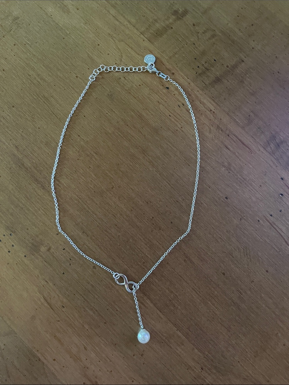 Sterling Silver infinity necklace